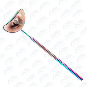 Pequeño espejo de extensión de pestañas de acero inoxidable, espejo Dental, espejo de maquillaje para instrumentos de belleza de pestañas - Product Image 3