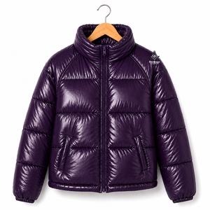 Blouson matelassé unisexe Hiver Chaud en Coton Rembourré Style Maçonnique Héritage Coupe Ample Zippé pour Hommes et Femmes - Product Image 4