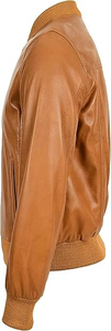 Men <b>Leather</b> Bomber <b>Jacket</b> Soft <b>Leather</b> Construction Durable Design Stylish Look Perfect For Casual Outfits With OEM Service - Product Image 2