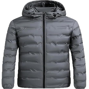 Veste polaire à capuche unisexe 100% coton, couleur unie, coupe régulière, coupe-vent, vêtements décontractés de printemps, broderie, impression numérique - Product Image 4