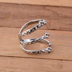 Custom 925 Sterling Silver Joint Stabilizer <b>Ring</b> <b>Adjustable</b> Functional Medical Splint Jewelry Manufacturer Direct - Product Image 2