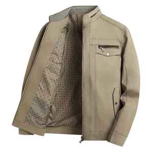 Men's <b>Jackets</b>,Man <b>Jackets</b>,<b>Jacket</b> for Man Warm Windproof Spring and Autumn Casual Leather <b>Jacket</b> for Men - Product Image 3
