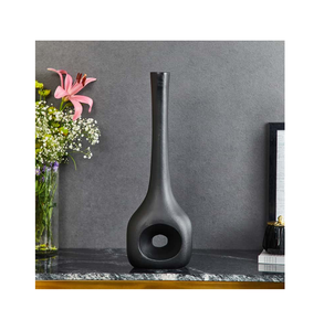 Vase à fleurs en métal très vendu pour la décoration de la maison et des mariages, vase à fleurs moderne en aluminium pour table de salon - Product Image 3