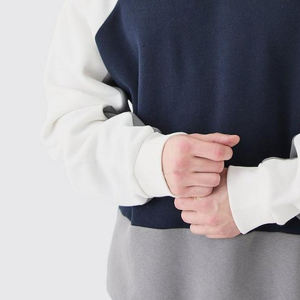 Sudadera Básica para Hombre, Nueva Colección 2026, Mezcla de Algodón, Tela Suave y Cómoda, Corte Regular, Manga Larga, Cuello Redondo, Uso Diario Informal - Product Image 4