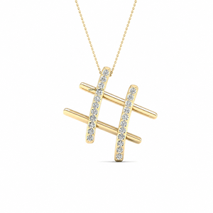 Colgante de Diamante Cultivado en Laboratorio con Corte Redondo en Oro de 10K, 14K, 18K, Plata 925, 935, Joyería Moderna para Regalo de Aniversario de Bodas - Product Image 1