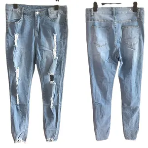 Quần Denim Ống Bó Dài Thông Thường Quần Nữ Quần Jean Nữ Dáng Ôm Thiết Kế Mới Quần Jean Nữ Capri Denim