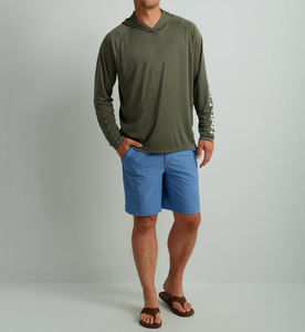 เสื้อกันแดดแบบใหม่ปี 2026 รุ่นพกพาสะดวกสำหรับผู้ชาย แห้งเร็ว ป้องกันแสงแดด พร้อมฮู้ดและหน้ากากลายพราง สำหรับตกปลา - Product Image 1