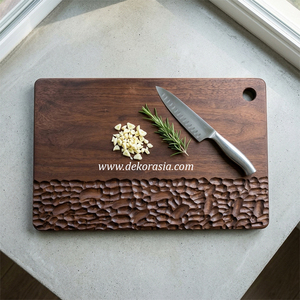 Tabla de Cortar Rectangular de Madera de Teca Antigua, 1.5 cm de Grosor, Duradera, Ecológica, Apta para Lavavajillas, Utensilios de Cocina para Uso Doméstico y Comercial - Product Image 6