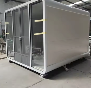 <span class=keywords><strong>Casa</strong></span> Container di Lusso in Acciaio Stile Apple Pod Prefabbricata per Hotel e Ville, Soluzioni per Case Piccole, Camere da Letto, Uffici e Officine - Product Image 2