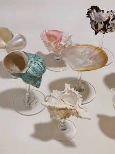 Eco Friendly Natural <b>Abalone</b> <b>Shell</b> Inlay Wine Glass Luxury Cocktail Glass Bulk Wholesale Manufacturer Vietnam - Product Image 2
