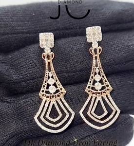 Pendientes colgantes de diamantes para mujer, para boda, compromiso, fiesta, moda, ropa informal - Product Image 4