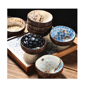 Large Wooden Bowl Hand Carved <b>COCONUT</b> BOWL Hot Selling Good Price - Product Image 6