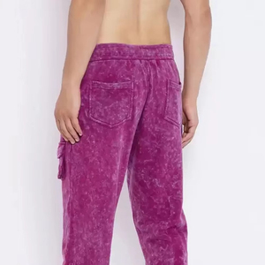 Pantalon de survêtement décontracté pour homme, style streetwear, délavé à l'acide, 2026, meilleur fabricant, personnalisable, tendance, avec logo, respirant - Product Image 5
