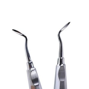 เครื่องมือถอนฟันแบบโค้งทำจากสแตนเลสสำหรับยกโคนรากฟัน ใช้สำหรับการผ่าตัดทางทันตกรรม - Product Image 4
