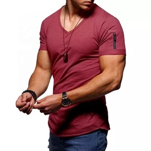 Fabrication directe en usine, t-shirts d'été pour hommes, designs personnalisés, séchage rapide, respirant, 100% coton, col rond, manches courtes, coupe ample - Product Image 2