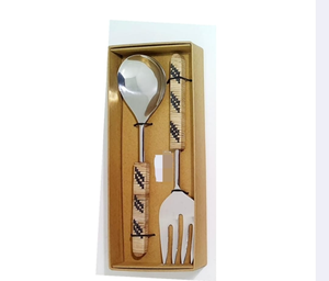 Cuillère de cuisine en bois naturel de qualité supérieure avec finition polie lisse, ustensile de cuisine réutilisable pour remuer, mélanger, sauter - Product Image 1