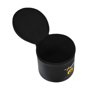 Shriners Fez Case Black Imitation Leather Custom Embroidery Premium Protective Travel Fez Storage Carrying Case OEM - Product Image 2