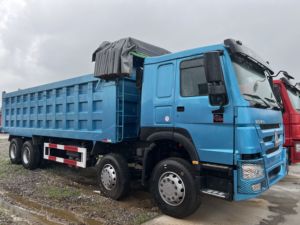 Camion benne Howo 8x4 Euro 2, 10 roues, capacité de charge 11-20T, conduite à gauche, caméra de recul, 251-350HP, 6-8L - Product Image 2