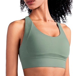 Conjunto de Yoga de entrenamiento personalizado para mujer, medias de gimnasio sin costuras y Sujetador deportivo, ropa de fitness de talla grande - Product Image 6