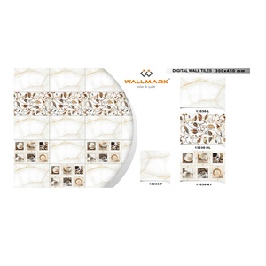 Hiện Đại Mộc mạc 300x450 Cổ sứ gốm nhà bếp tường phòng tắm sàn gạch nhà Máy Giá hoa mẫu chống trượt thiết kế - Product Image 4