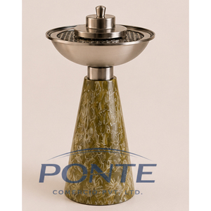 Quemador de incienso árabe moderno de resina y metal, soporte de incienso hecho a mano, Mabkhara para Oud y fragancia del hogar, elegante decoración islámica. - Product Image 3