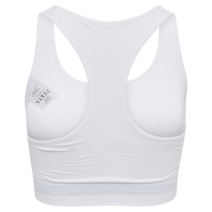 TRIMMY SPORTS Girls Simple Seamless High Support Eco-Friendly Breathable Quick Dry Front Sports Bra Removable <b>Pads</b> V-<b>neck</b> Black - Product Image 6