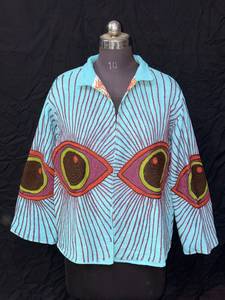 Vestes en coton matelassées brodées Suzani, respirantes, faites à la main, motif floral, pour les collections de mode bohème, vente en gros - Product Image 4