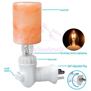 Lampe en sel de l'Himalaya de style naturel, lampe en sel de l'Himalaya faite à la main pour la maison, lampe en sel de l'Himalaya à lumière douce - Product Image 4