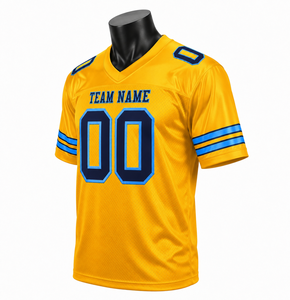 Jersey de Fútbol Americano Personalizado de Alta Calidad para Hombre, Uniforme Deportivo de Entrenamiento, Tejido de Malla Transpirable, Cuello en V, Jersey de Alto Rendimiento - Product Image 4