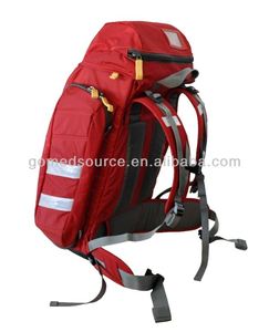 Red Oxford Emergency First Aid Backpack with Anti-Theft Zipper Reflective Waterproof Fashion Design-EMS <b>Medical</b> <b>Bag</b> - Product Image 3