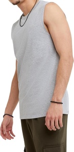 Camiseta sin mangas de ajuste regular para hombre Camiseta sin mangas para adultos de colores cómodos 100% algodón Calidad personalizada de Pakistán - Product Image 4