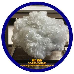 Vikohasan 7D HCS Fibra de Poliestireno Reciclado Blanca para Relleno de Cojines, Almohadas, Juguetes de Peluche y Sofás, Fibra Discontinua Siliconada Hueca - Product Image 2