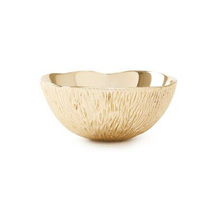 Handcrafted <b>Aluminum</b> <b>Table</b> Bowl Featuring Sculptural Curves for Elegant Food Presentation - Product Image 6