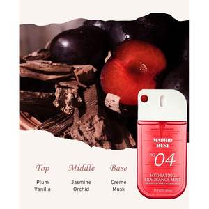 Spray corporel parfumé floral fruité longue durée pour femmes Madrid Muse 4 parfums en format voyage 1,5 fl oz pour les rendez-vous et les cadeaux - Product Image 5
