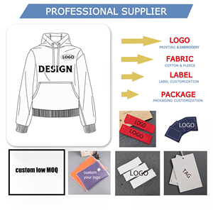 เสื้อฮู้ดดี้คุณภาพสูง 280gsm ทรงปกติ ผ้าฟลีซ สตรีทแวร์ มีกระเป๋า สกรีนโลโก้ได้  แบบเรียบ ยูนิเซ็กส์ สีดำ หนานุ่ม สำหรับผู้ชาย - Product Image 6