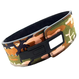 Hot Sale Adjustable PU Leather Back Waist Support Workout PowerLifting Gym Power Lifting Leather Belts - Product Image 1