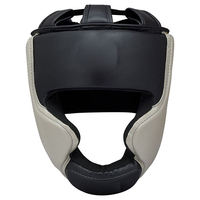 Protège-tête de boxe pour enfants en PU de qualité supérieure - Casque de combat réglable résistant aux chocs pour MMA, vente en gros, logo personnalisé
