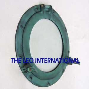 Pièce décorative nautique de forme ronde en métal aluminium finition brillante, design très élégant, pour la maison ou le bureau - Product Image 5