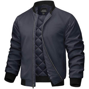 Wholesale Custom <b>Canvas</b> Bomber <b>Jacket</b> Breathable Quick Dry High Quality Winter OEM Service High Street Turn Down Collar <b>Jackets</b> - Product Image 4