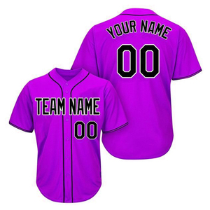 Camiseta de Béisbol Personalizada con Nombre de Jugador y Nombre de Equipo, Nuevo Estilo, Transpirable, Talla Grande, Unisex, Manga Corta, Cuello en V - Product Image 4
