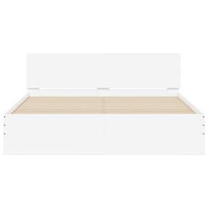 Cadre de lit en bois d'ingénierie blanc avec tête de lit, taille 59,06 x 78,74 pouces - Product Image 5