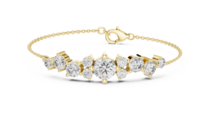AFFORDABLE 3.0CT LAB GROWN CUT DIAMOND RHODIUM PLATED LUXURY BRACELET <b>SET</b> 18KT SOLID WHITE <b>GOLD</b> DAILY OFFICE WEAR ENGAGEMENT for - Product Image 6