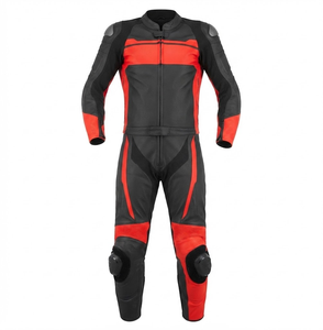 Combinaison de moto en cuir sur mesure de qualité supérieure MotoCP Racing 1 pièce, équipement de conduite avec bosse niveau 2 CE, fabriquée sur mesure - Product Image 1
