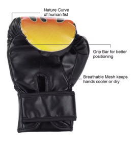 Gants de boxe d'entraînement pour enfants, gants de fitness pour l'entraînement au punching, équipement de protection de boxe pour adultes - Product Image 5