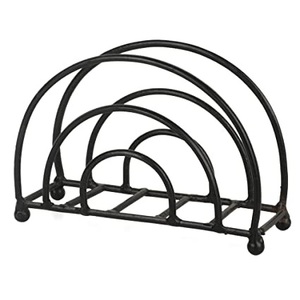 Porte-serviettes en métal finition or de luxe, design ajouré moderne, élégant support à serviettes pour table à manger, restaurant, hôtel, maison - Product Image 2