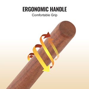 Forca da Giardino Robusta da 46,5 Pollici con Manico in Legno, Resistente alla Ruggine, 18 Fori, Gancio Max Cant per Sollevatore di Tronchi - Product Image 4