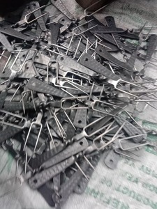 SAZ ENTERPRISES Ensemble de couverts de table en acier au carbone de qualité industrielle, faits à la main, personnalisés OEM/ODM, couteau de chef en fer à bord droit, large, noir - Product Image 4