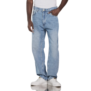 Men Straight Denim <b>Jeans</b> Streetwear 3D Print Breathable Washable Washed <b>Soft</b> Cotton Casual Wear Wholesale OEM ODM - Product Image 6