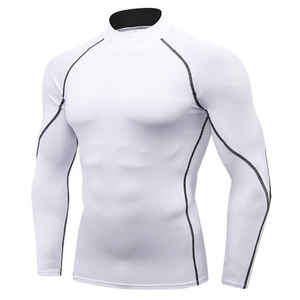 <b>Men</b> Black Sleeveless Rash Guard with Red Stitching Quick Dry <b>Compression</b> <b>Shirt</b> 100% Polyester UPF50+ for Outdoor Activities - Product Image 2