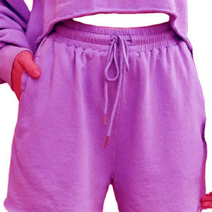 Shorts Deportivos Casuales de Cintura Alta para Mujer, al por Mayor, 100% Algodón Ecológico, Coloridos, de Moda, para Correr y Gimnasio - Product Image 6